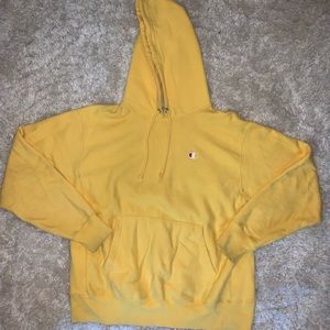 Classic Yellow Champion Hoodie